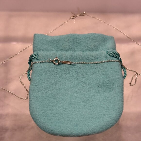 Tiffany & Co Silver Bow Necklace - Picture 7 of 7